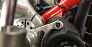 Ducati WANTED performance steering damper mounting kit