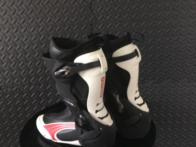 PUMA 1000 Motorcycle Boots Black Red/White EU41 UK Men's Size 7 3