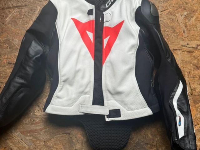 Leather suite, Airbag Jacket, Helmet and Gloves (All almost new) 8