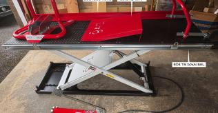 LV8 EG350P - 350Kg - Motorcycle Scissor Lift