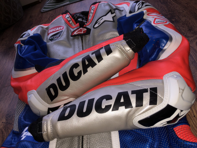 Alpinestars Ducati MotoGP 2 sear Rider leathers Size 50 Euro 2
