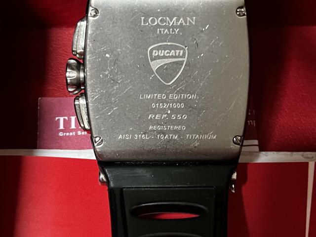 Locman Ducati Chronograph Limited Edition 1 / 1ooo Adult Watch - Now Sold Out Officially 7