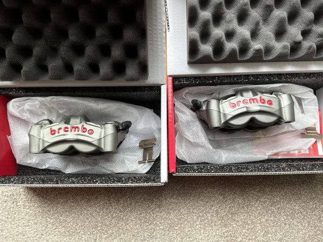 Ducati Brembo M50 Front Brake Calipers 100mm 0 Ducati Brembo M50 Front Brake Calipers 100mm 0