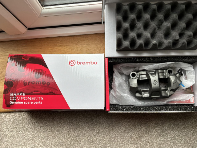 Ducati Brembo M50 Front Brake Calipers 100mm 2 Ducati Brembo M50 Front Brake Calipers 100mm 2