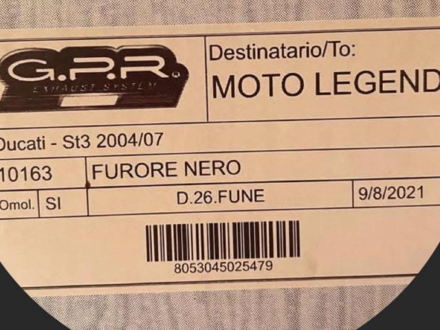 GPR Furor Nero Exhaust for ST3S ABS 2