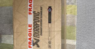 Multistrada 1200 V4 Akrapovic slip on end can