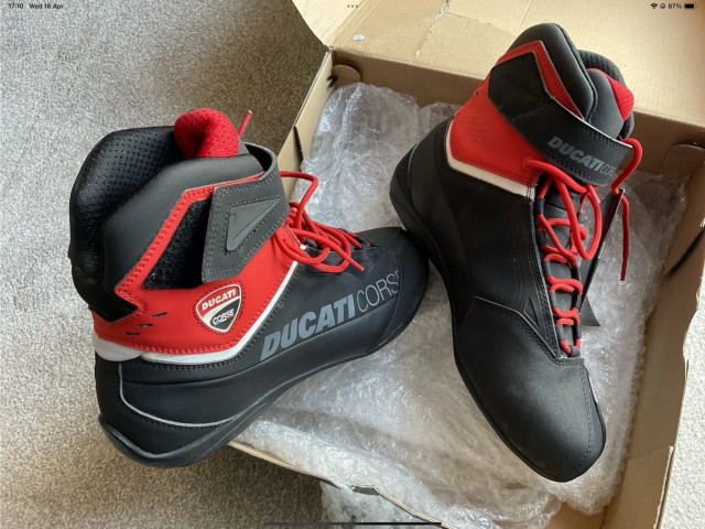 Ducati Corse City C2 Short Motorbike Motorcycle Boots Monster Diavel Panigale 0