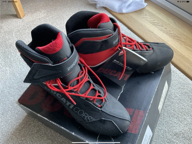 Ducati Corse City C2 Short Motorbike Motorcycle Boots Monster Diavel Panigale 1