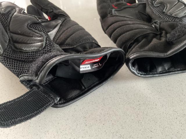 DUCATI C3 CITY TEXTILE / LEATHER GLOVES LARGE 981071346 2