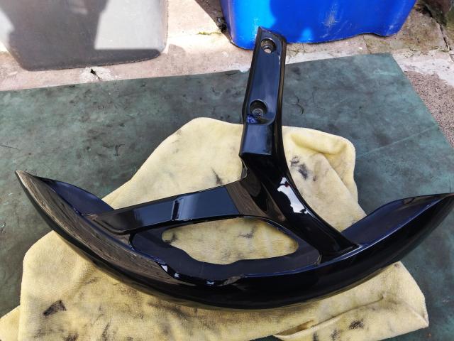 Ducati Monster front mudguard Black 5