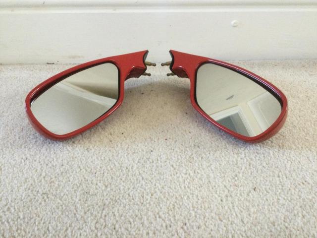 Used genuine "FAR" 748 916 996 998 red mirrors. 0