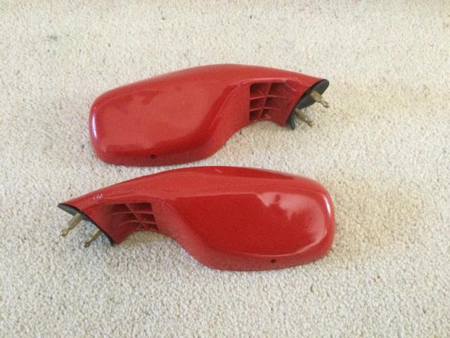 Used genuine "FAR" 748 916 996 998 red mirrors. 1