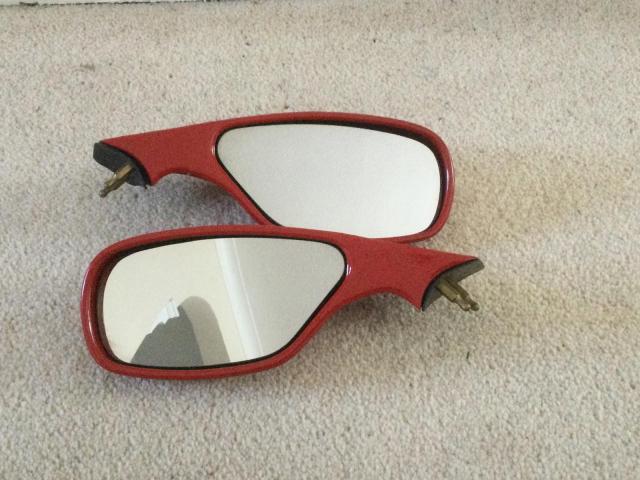 Used genuine "FAR" 748 916 996 998 red mirrors. 3