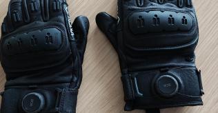 Knox Orsa MK3 Leather Motorbike Gloves. Medium.