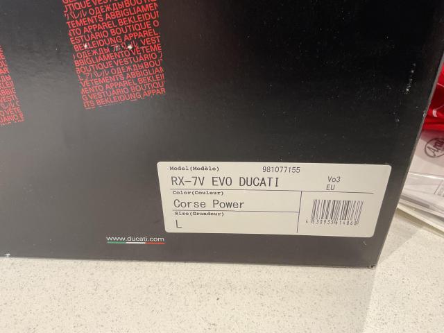 DUCATI ARAI RX-7V EVO CORSE POWER HELMET Large 5