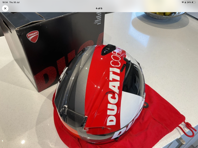 DUCATI ARAI RX-7V EVO CORSE POWER HELMET Large 0 DUCATI ARAI RX-7V EVO CORSE POWER HELMET Large 0