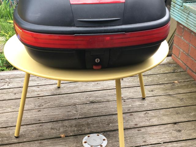 Givi removable top box with fixing plate and OEM rack for Mutlistrada 620/1000 5
