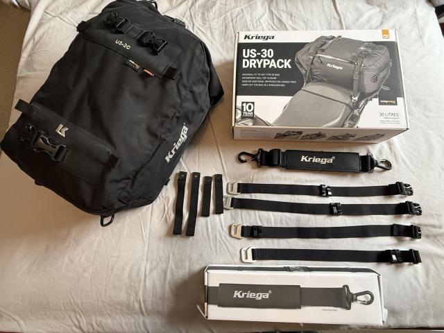 US30 Kriega pack with straps for 1260s/X Diavel 0