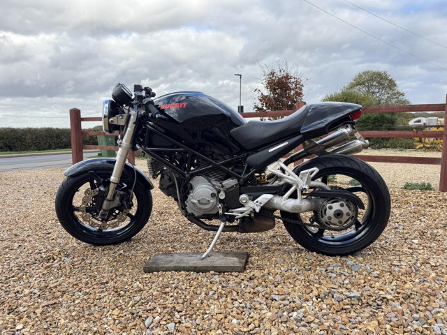 Ducati Monster S2R 800cc Black with Orange Stripe 2