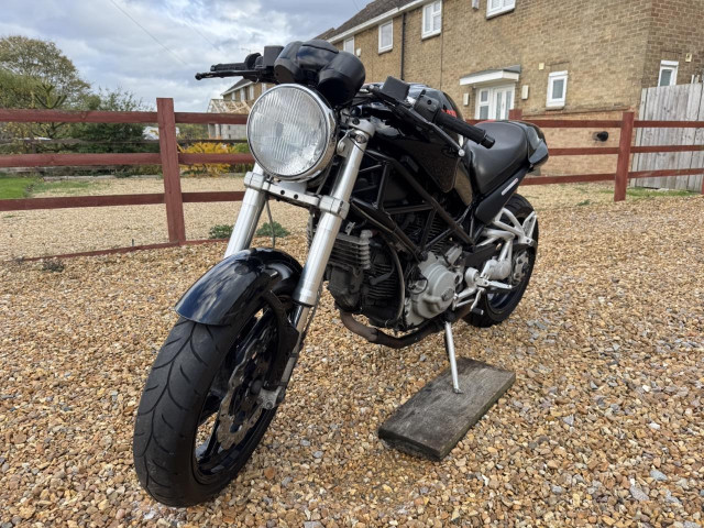 Ducati Monster S2R 800cc Black with Orange Stripe 1