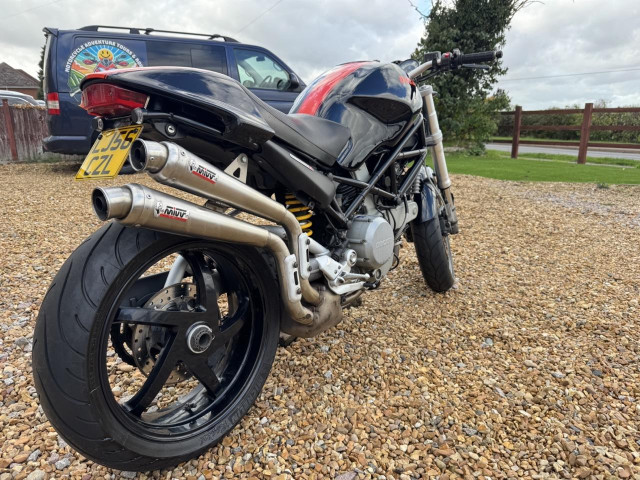 Ducati Monster S2R 800cc Black with Orange Stripe 3