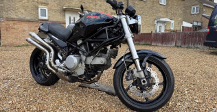 Ducati Monster S2R 800cc Black with Orange Stripe