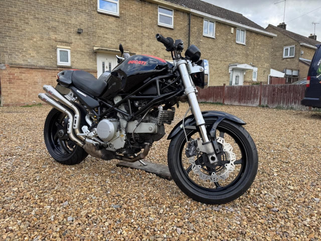Ducati Monster S2R 800cc Black with Orange Stripe 0