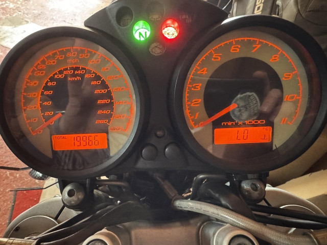 Ducati Monster S2R 800cc Black with Orange Stripe 6