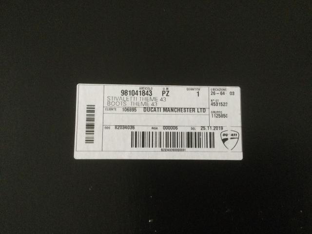 Ducati “Theme” Short Boots Size EU43 UK 9 7