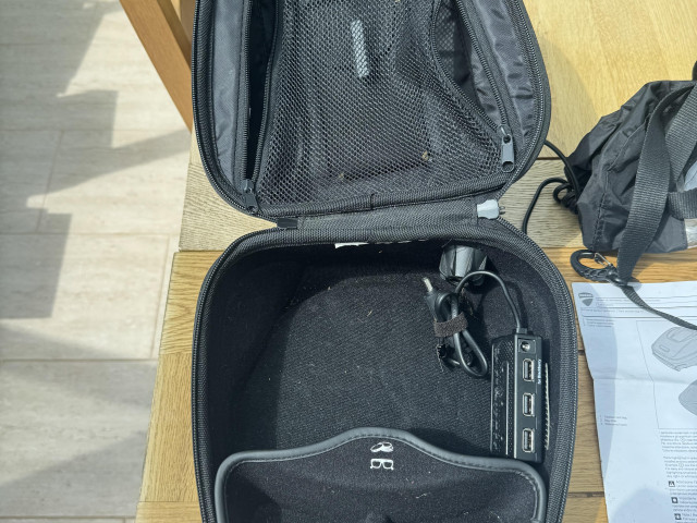 Ducati Tank Pocket Bag with Tank Lock Flange 2