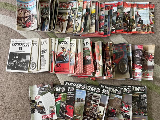 Desmo magazines free (in East Sussex) to collector 0