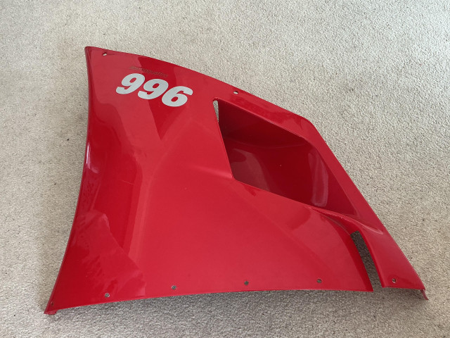Genuine Ducati 996 upper left fairing panel 1 Genuine Ducati 996 upper left fairing panel 1