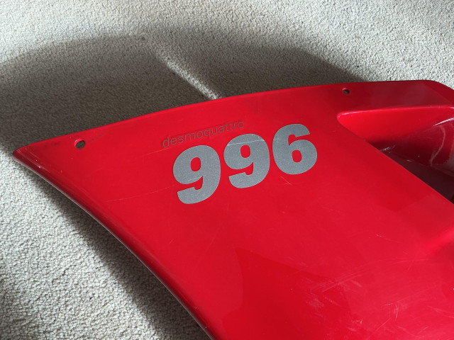 Genuine Ducati 996 upper left fairing panel 4 Genuine Ducati 996 upper left fairing panel 4