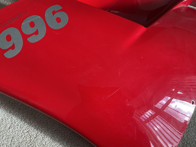 Genuine Ducati 996 upper left fairing panel 5 Genuine Ducati 996 upper left fairing panel 5