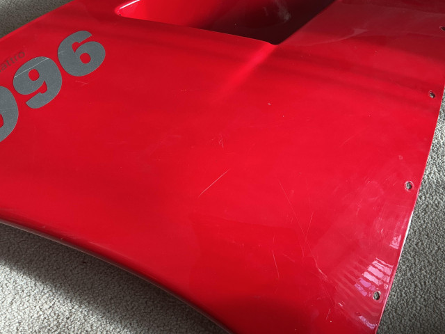 Genuine Ducati 996 upper left fairing panel 6 Genuine Ducati 996 upper left fairing panel 6