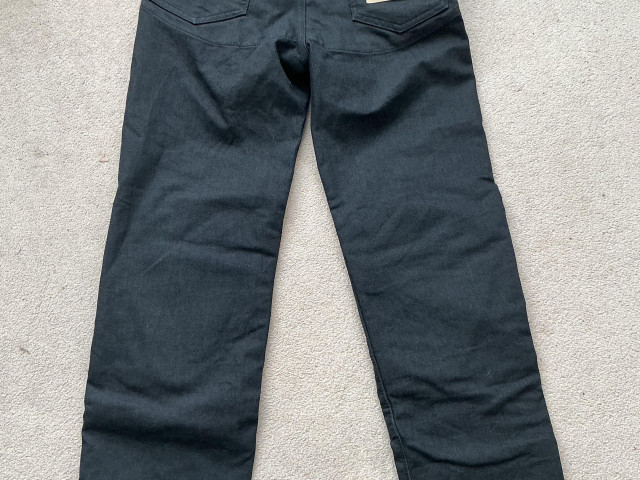 Brand new Oxford AAA protection straight leg black jeans size 32” waist 30” leg (short) 1 Brand new Oxford AAA protection straight leg black jeans size 32” waist 30” leg (short) 1