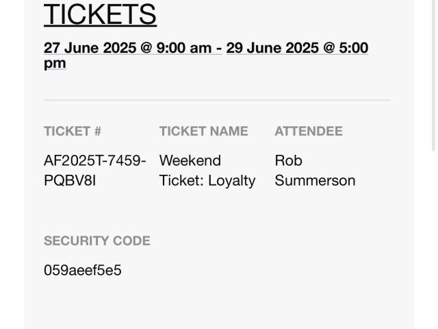 ABR full ticket with trail pass 0