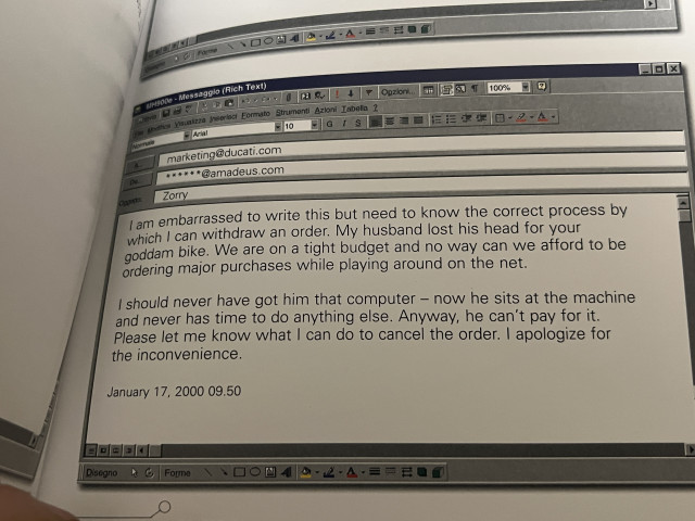 Ducati MH900E - what happens when you sell a limted run bike online .......... 3