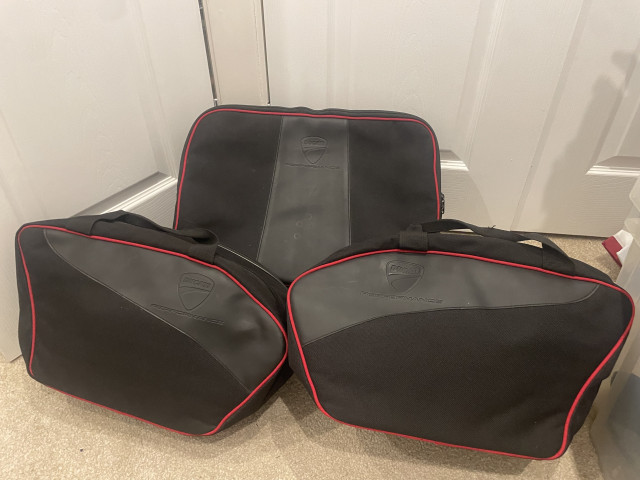 Pannier Liners for a 2014 Ducati Multistrada MTS1200 0