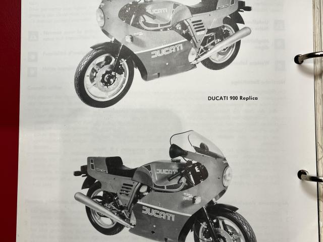 DUCATI 900 / 1000 (Mille) Replica Official Workshop Manual 2