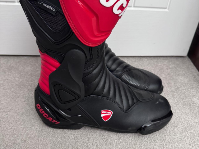 Ducati Speed Eco Waterproof TG Boots by ALPINESTARS 1 Ducati Speed Eco Waterproof TG Boots by ALPINESTARS 1