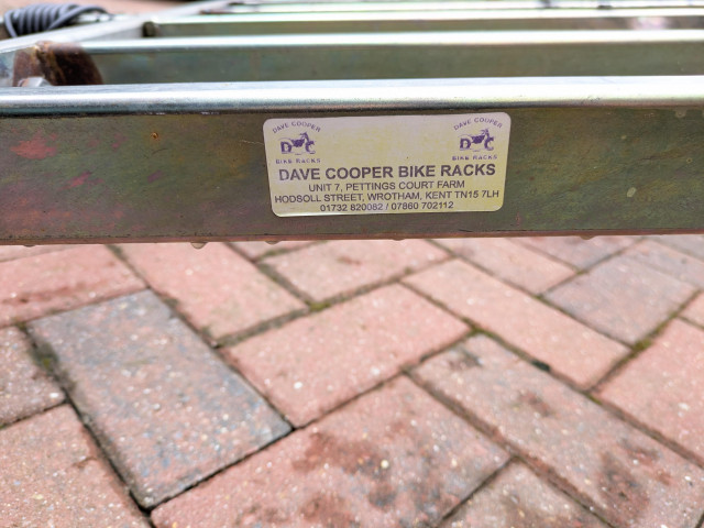 Dave Cooper 3 bike trailer, good condition 5
