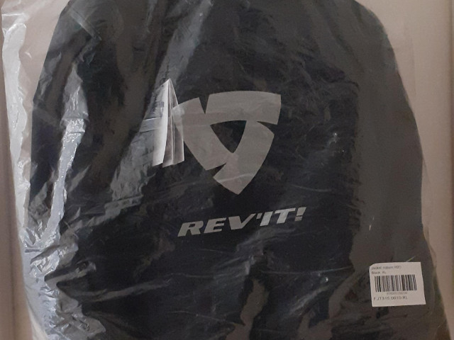 Rev'it Iridium H2O Waterproof Motorcycle Jacket Black Size XL 0