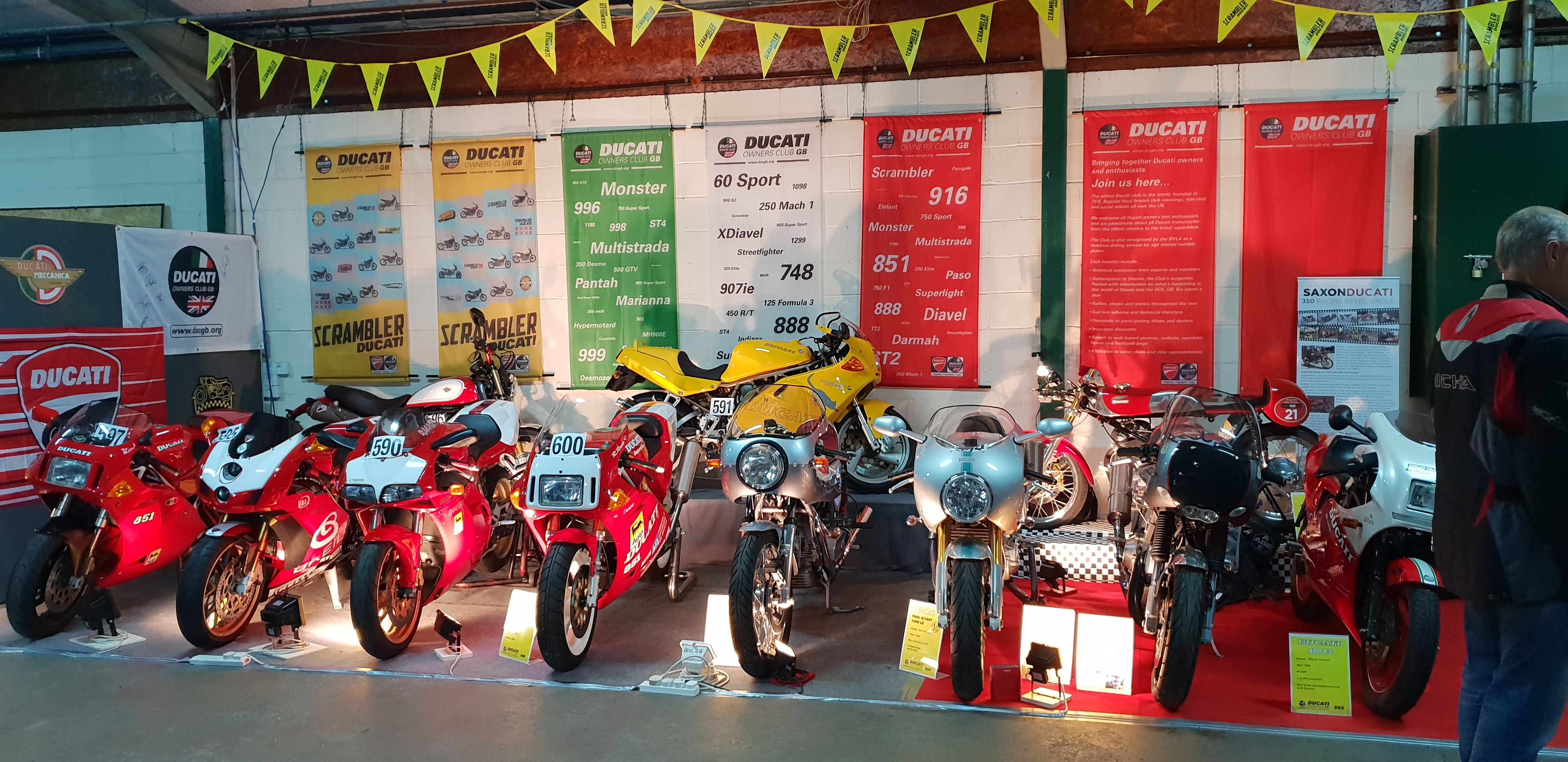 Club stand at Stafford Classic Bike Shows 14th and 15th October. Come and say hello