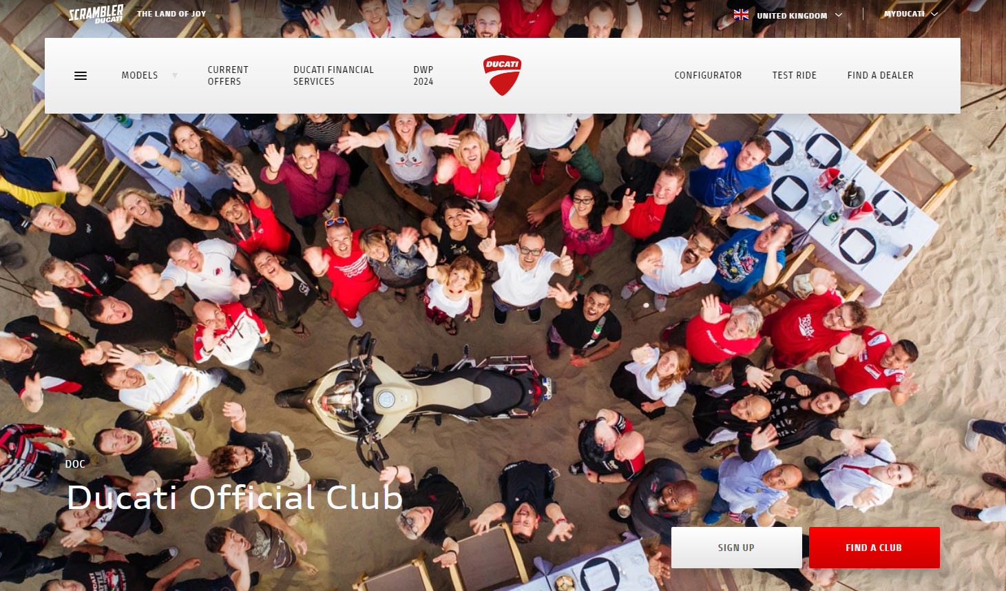 Ducati Official Club Front