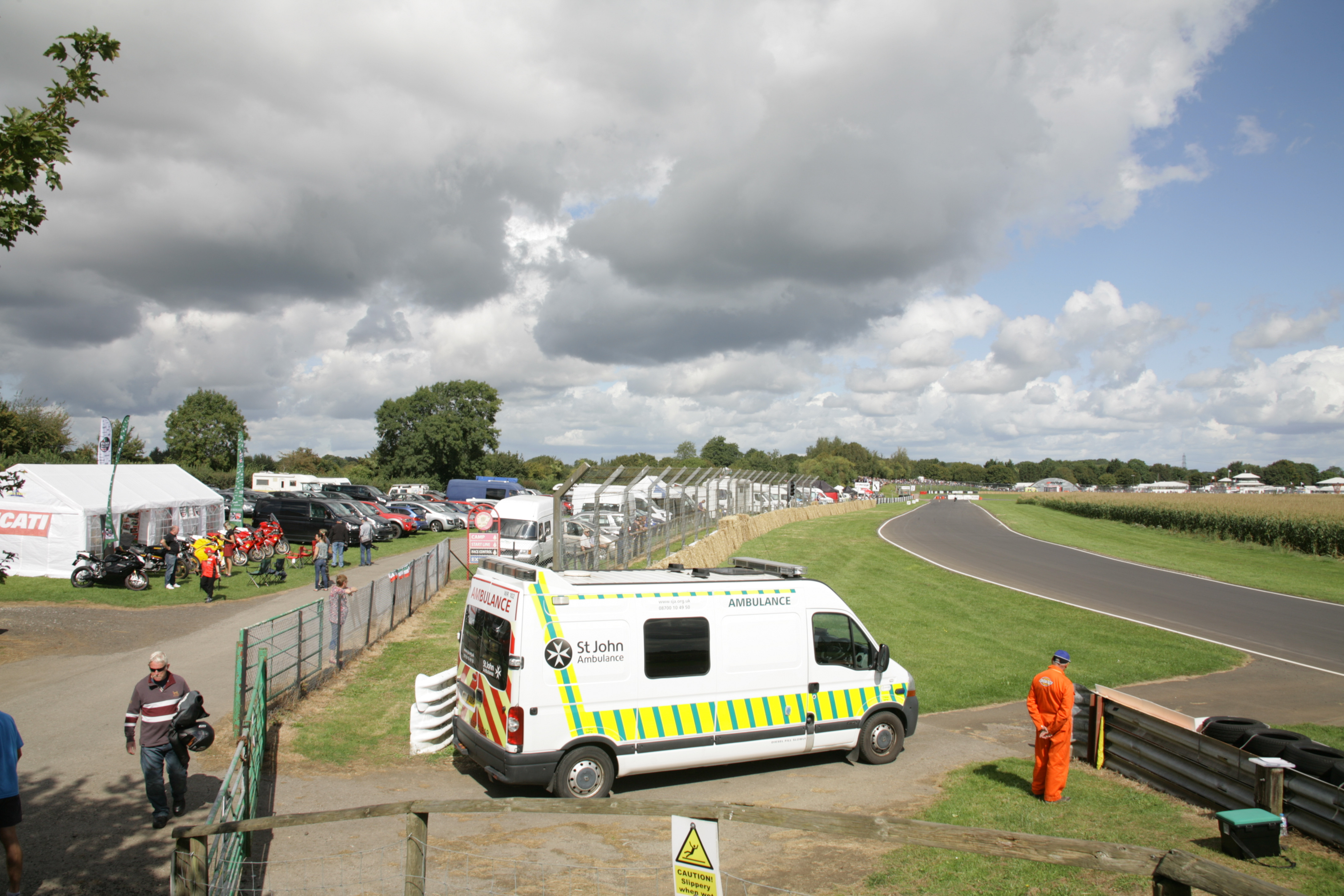 DOC GB Southern Rally Marquee. What a view.