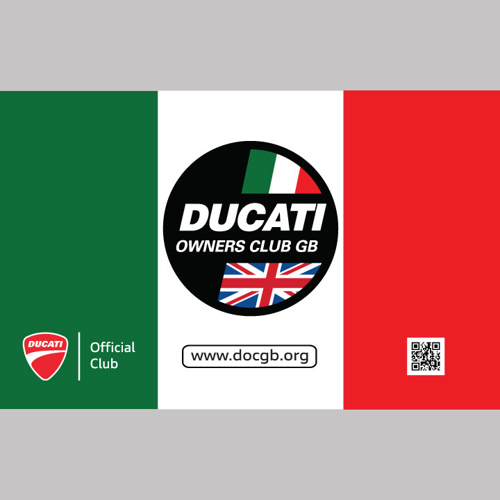 Ducati Owners Club GB 2022 Flag