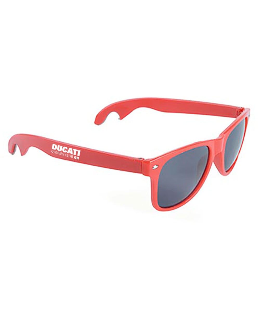 DOC GB Red Bottle opener sunglasses