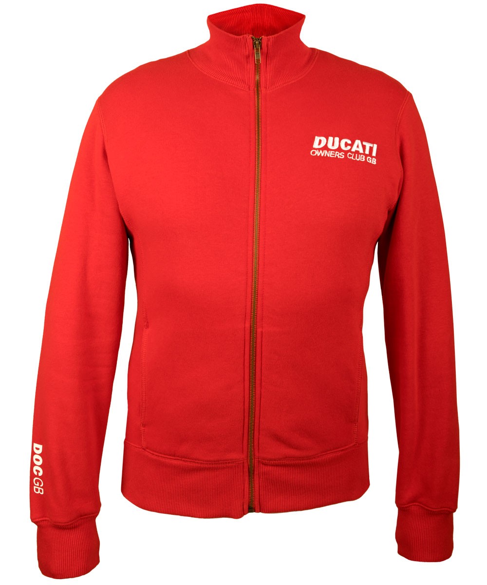 DOC GB Full-zip Sweatshirt red