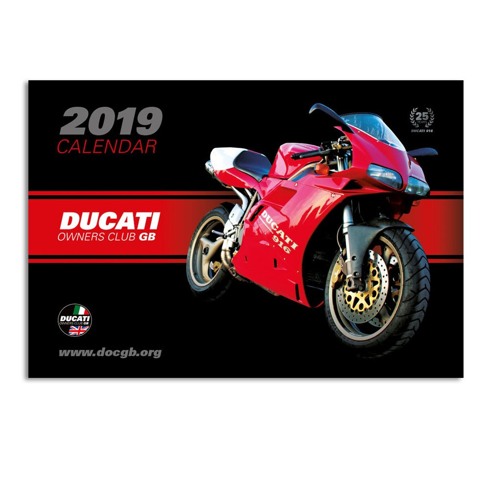 DOC GB Official 2019 Calendar now available in the club store.